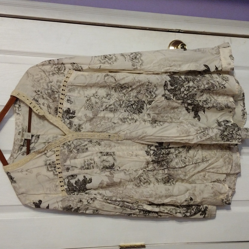 Vintage America blues peasant style tunic size XXL